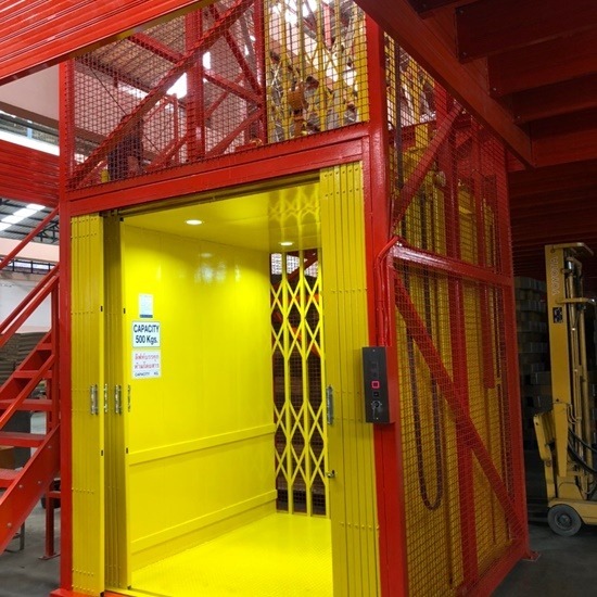 รับติดตั้งลิฟท์บรรทุกสินค้า - ห้างหุ้นส่วนจำกัด สแตนดาร์ดลิฟท์แอนด์เครน   - รับติดตั้งลิฟท์บรรทุกสินค้า 